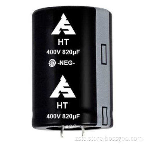 New Product Snap-in Aluminum Electrolytic Capacitor with High Voltage, 400V, 820uf, 3,000-hour